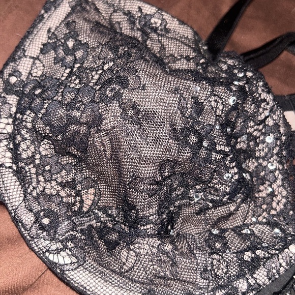 Sexy line by Victoria’s Secret bra size 36D with crystals beautiful, bling lace - Picture 12 of 17